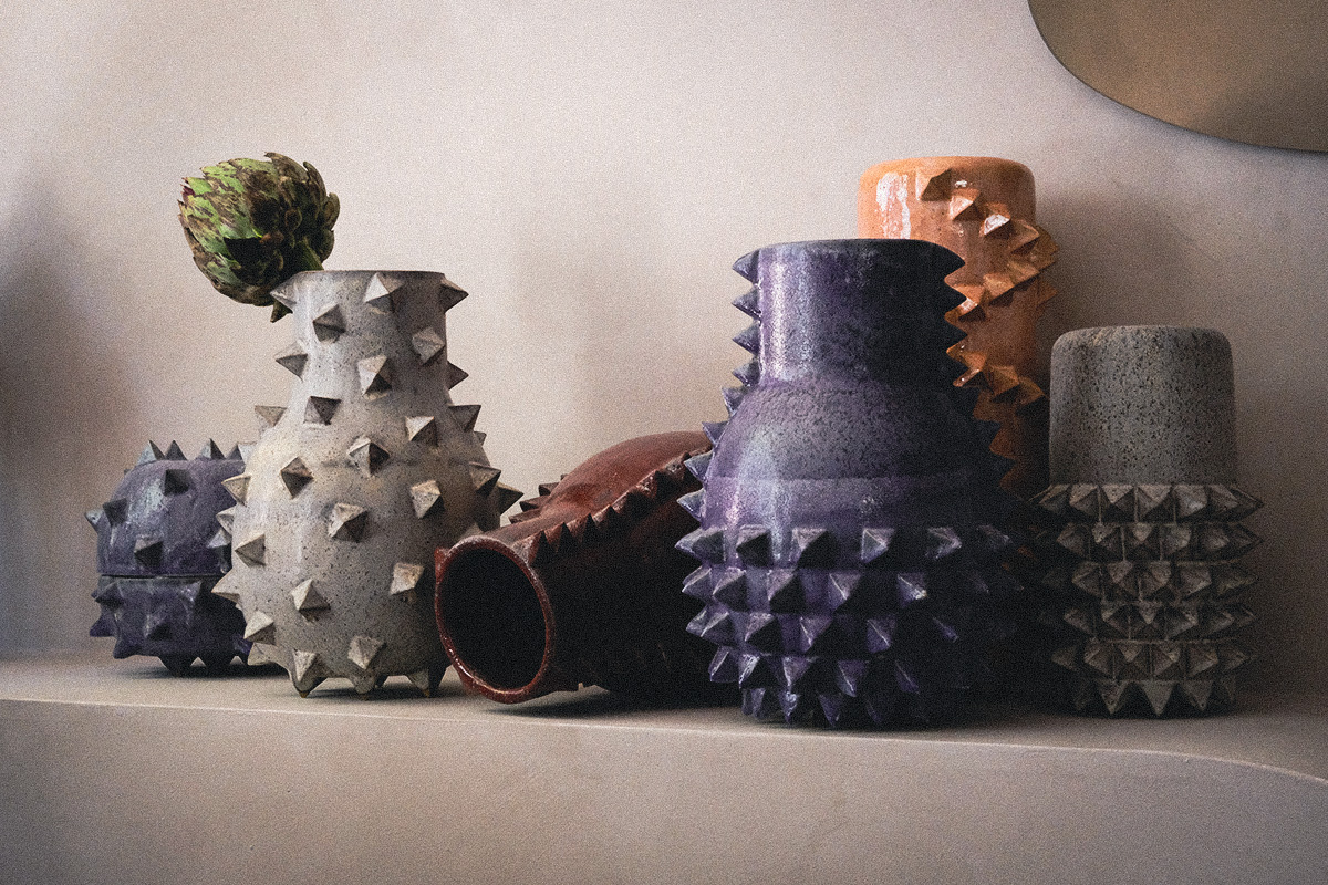 LGS Studded Vases